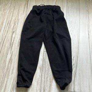• Easton black youth baseball pants, XXS •